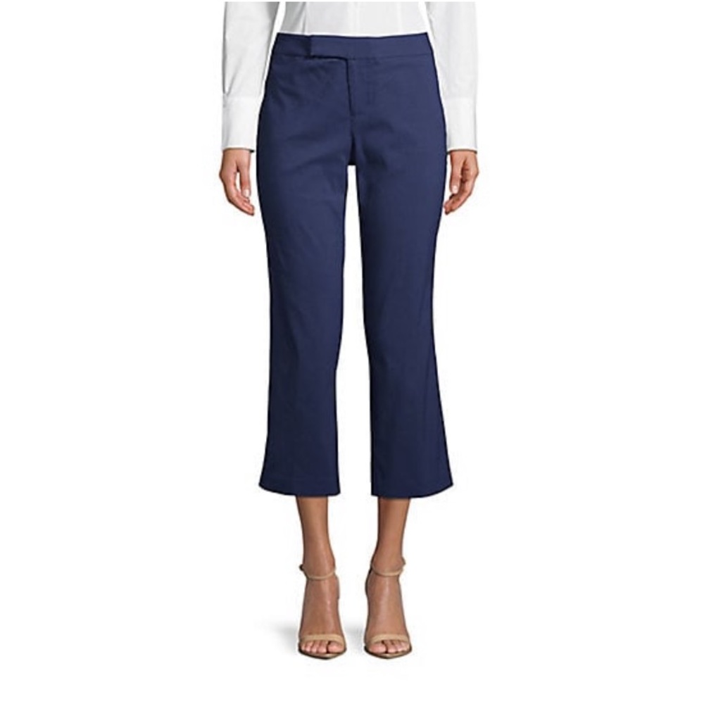 Lord and Taylor Petite Cropped Wide Leg Pants